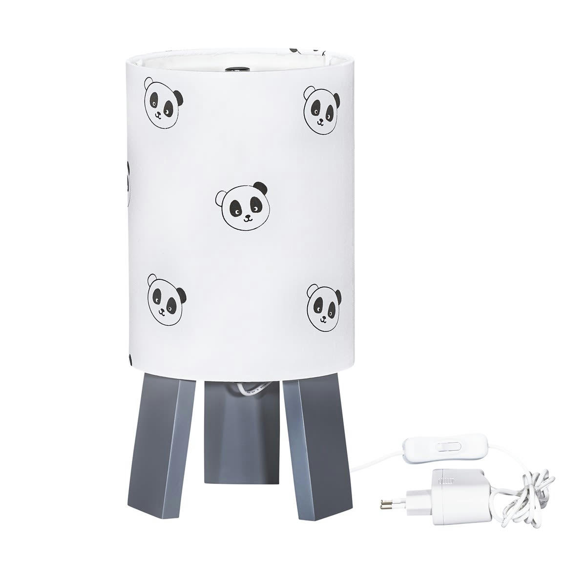 CHAO CHAO - Lampe de chevet en coton blanc