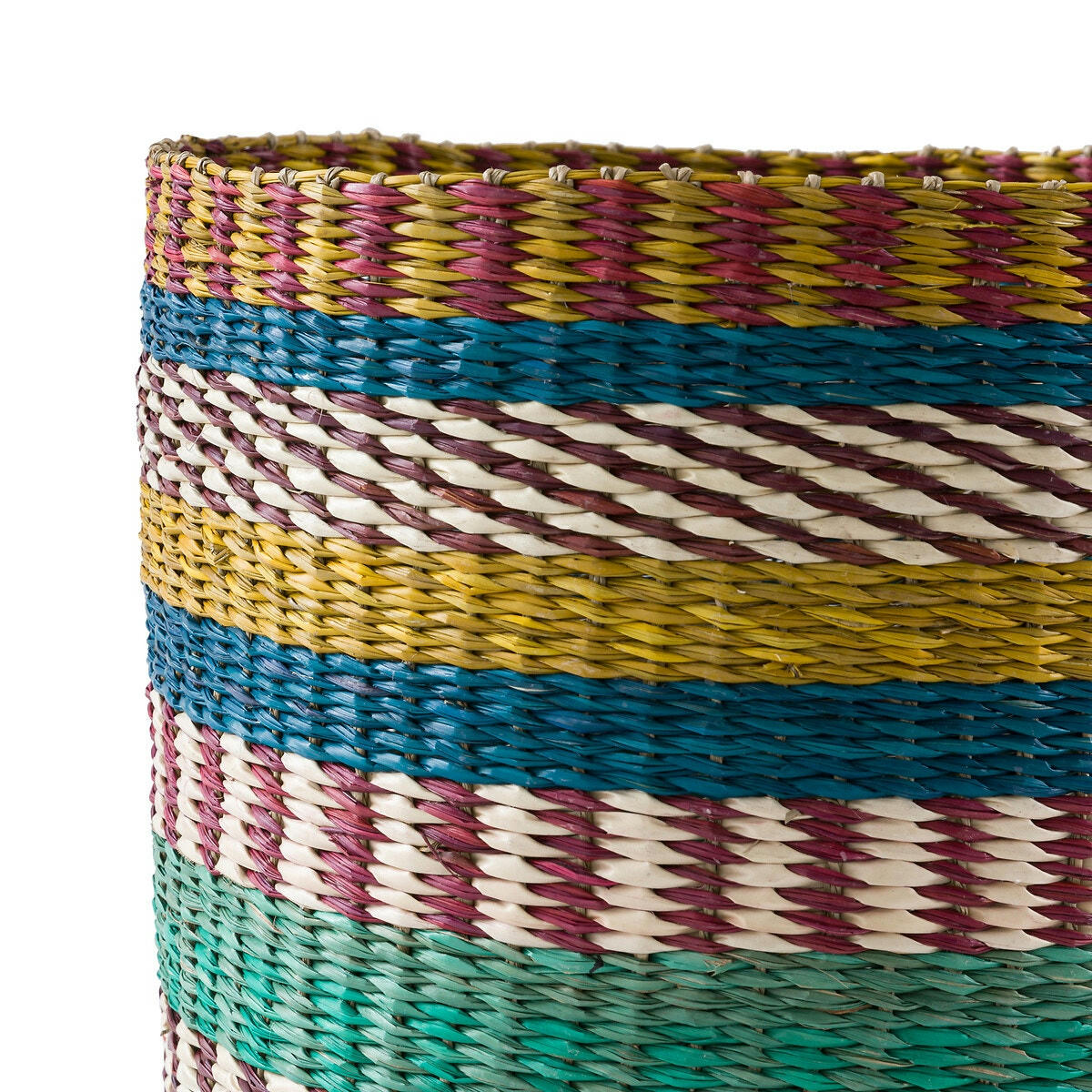 Panier multicolore en herbier, Balia