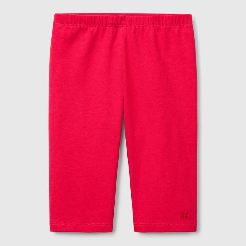 3/4 leggings in stretch cotton