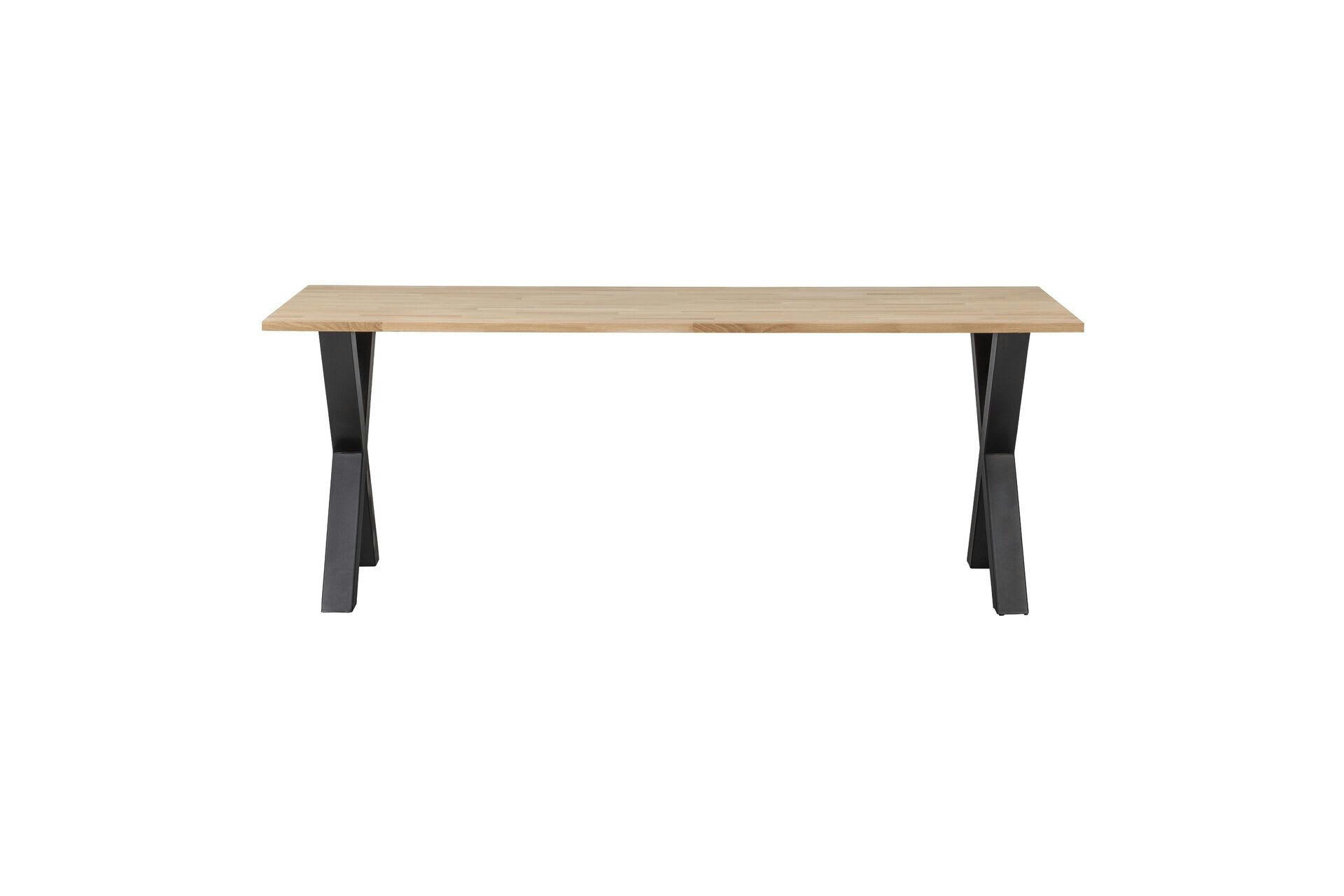 TABLO - Table 200x90 en chêne massif beige
