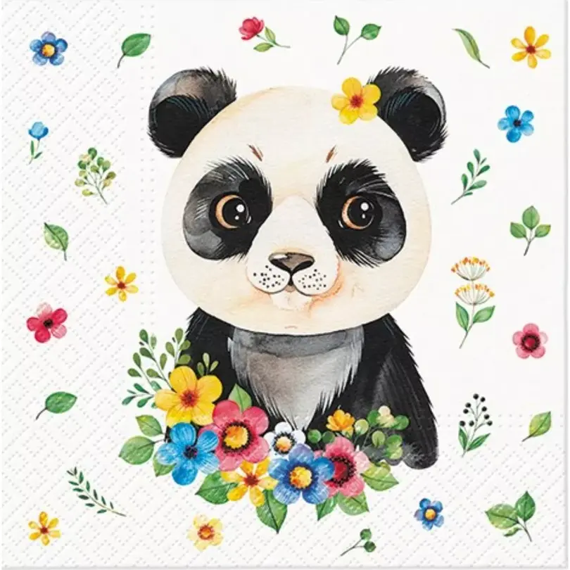 Serviette 20er-Set Kids Panda