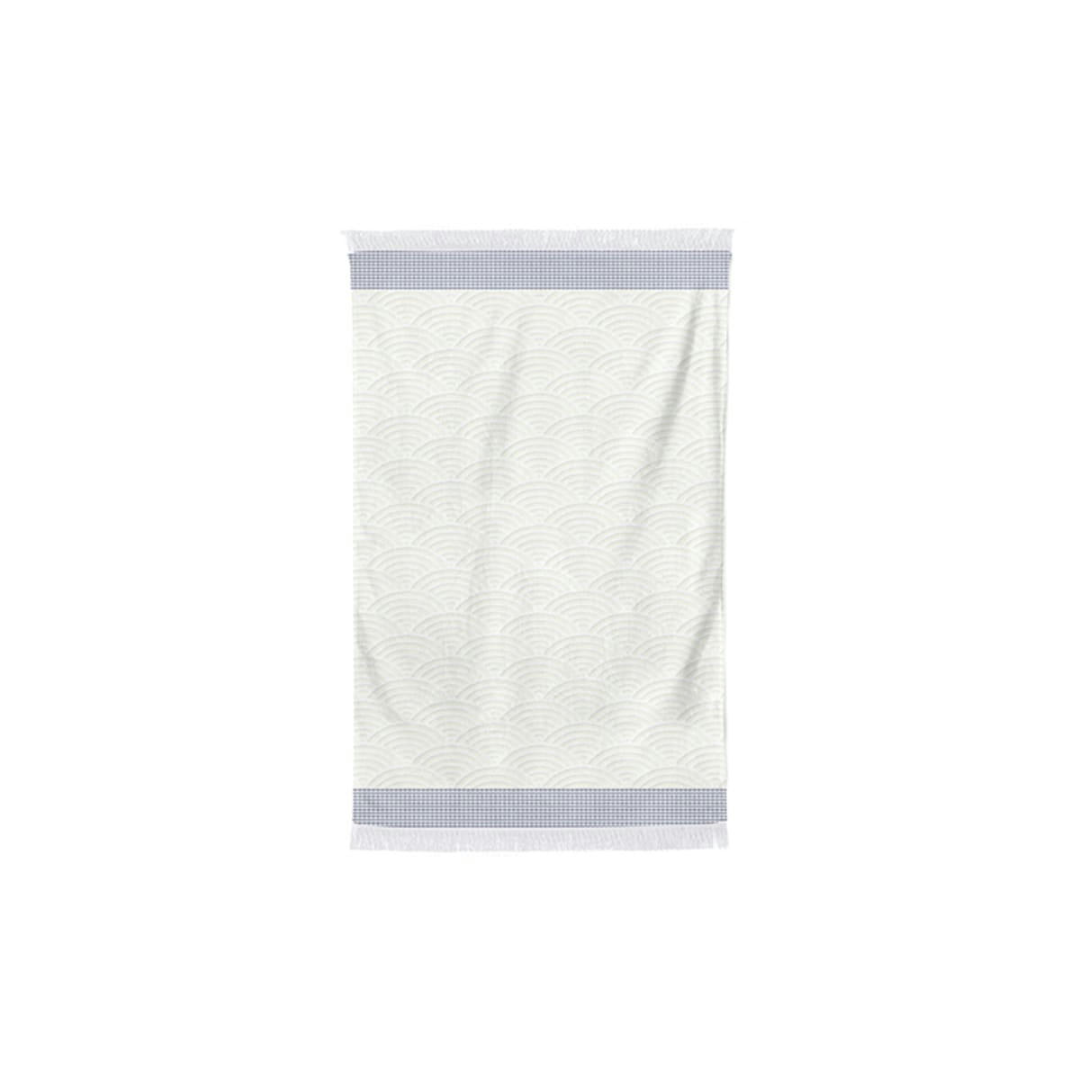 ARTEA - Serviette invité Ecru Marine Coton 30x50 cm