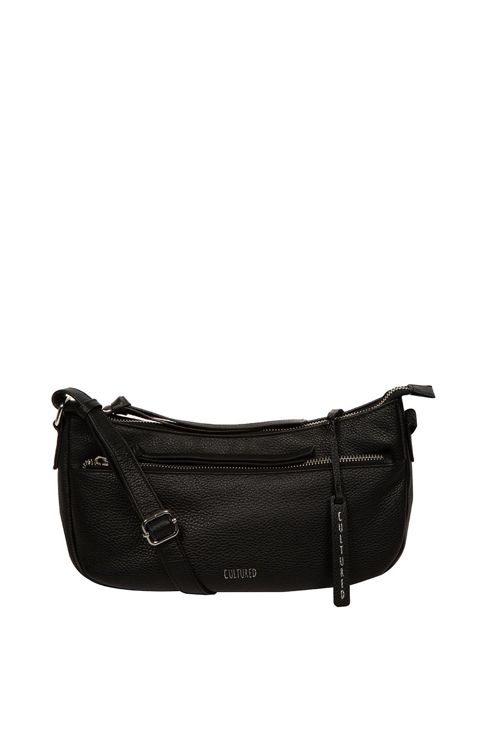 Cultured London Elowen' Leather Cross Body Bag