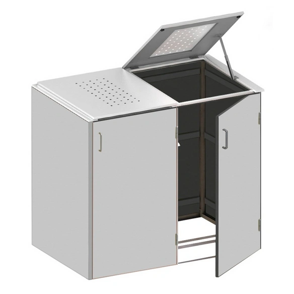 Mülltonnenbox »BINTO«, 139 x 125 x 87 cm (BxHxT), 1.511,625 Liter
