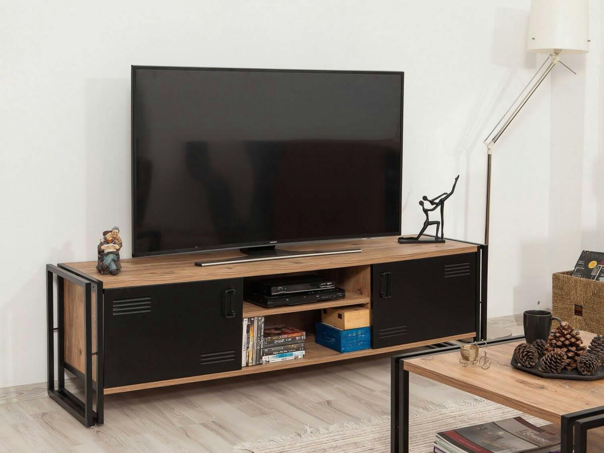 TENGA - TENGA - Meuble TV 180 cm  Pin