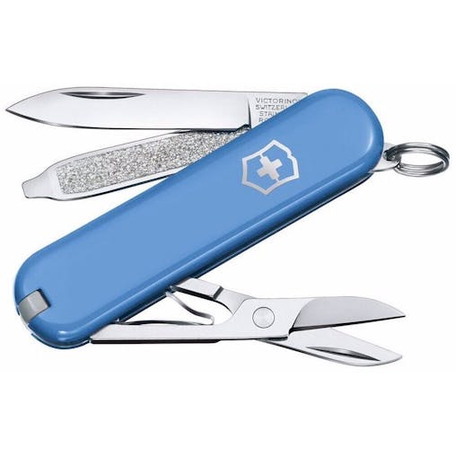 New Victorinox Swiss Army Classic Sd Blue Pocket Knife Mulit Tool