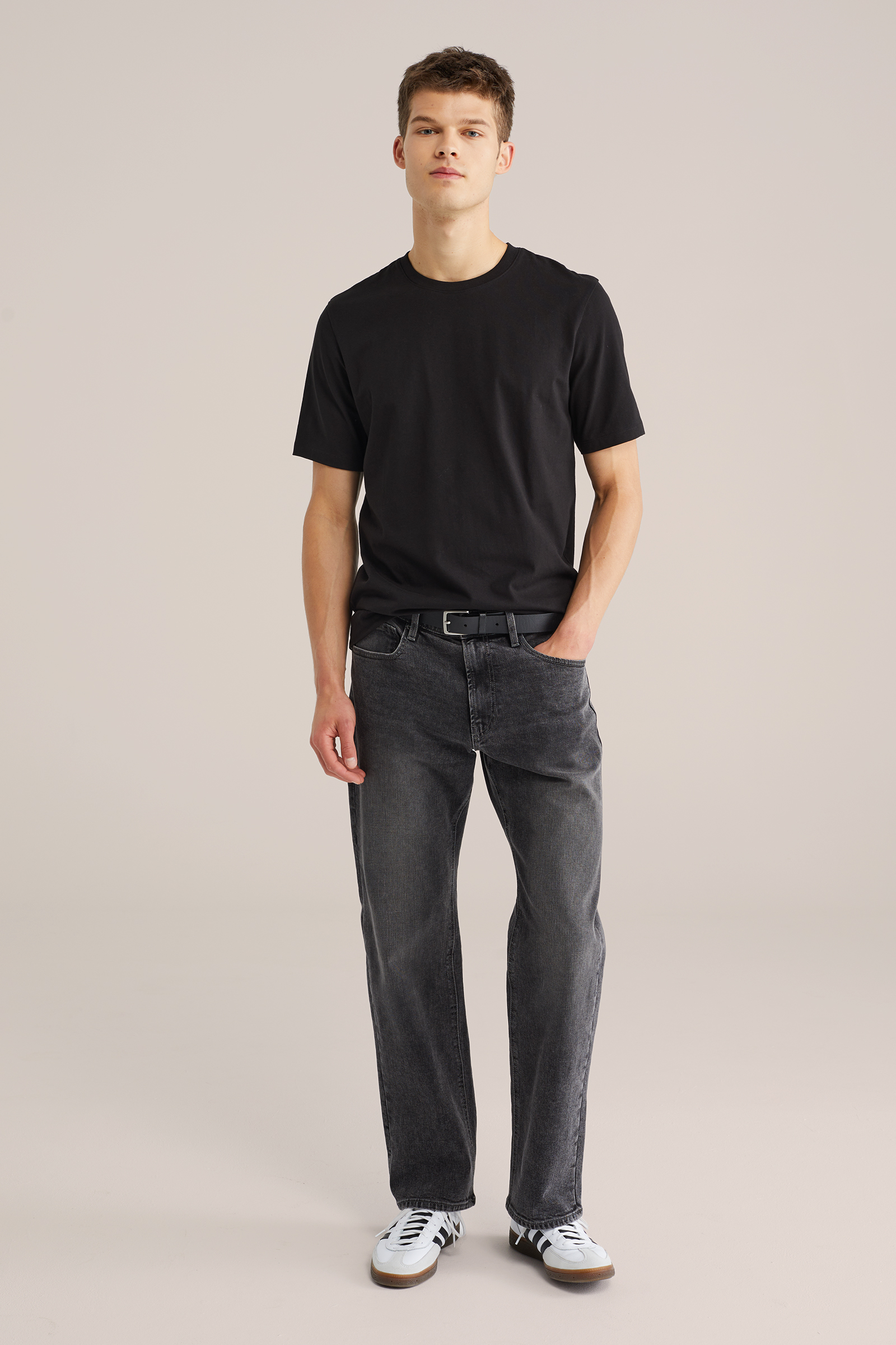 Heren Regular fit T-shirt van 100% katoen