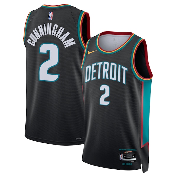 Cade Cunningham Detroit Pistons Nike Unisex 2025/26 Swingman Jersey - Charcoal - City Edition