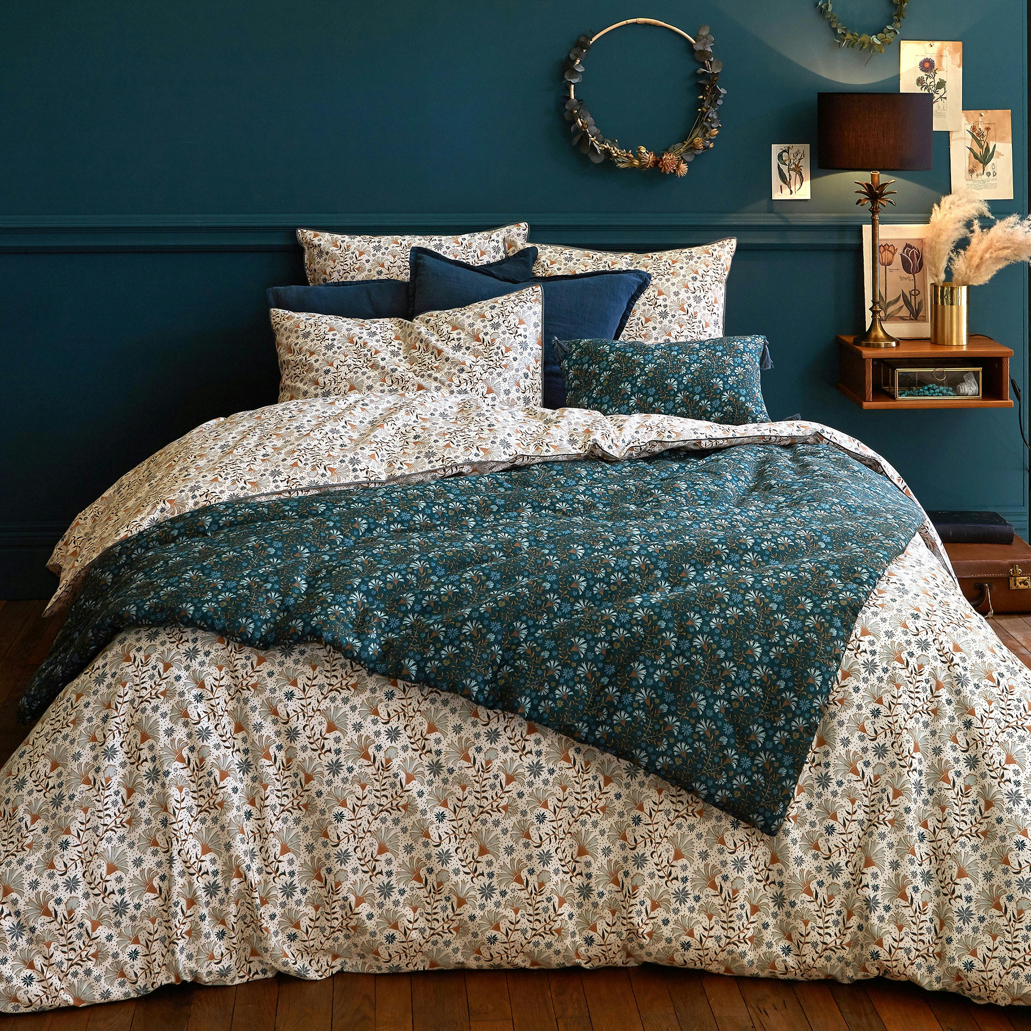 Drap housse percale de coton Kalyan