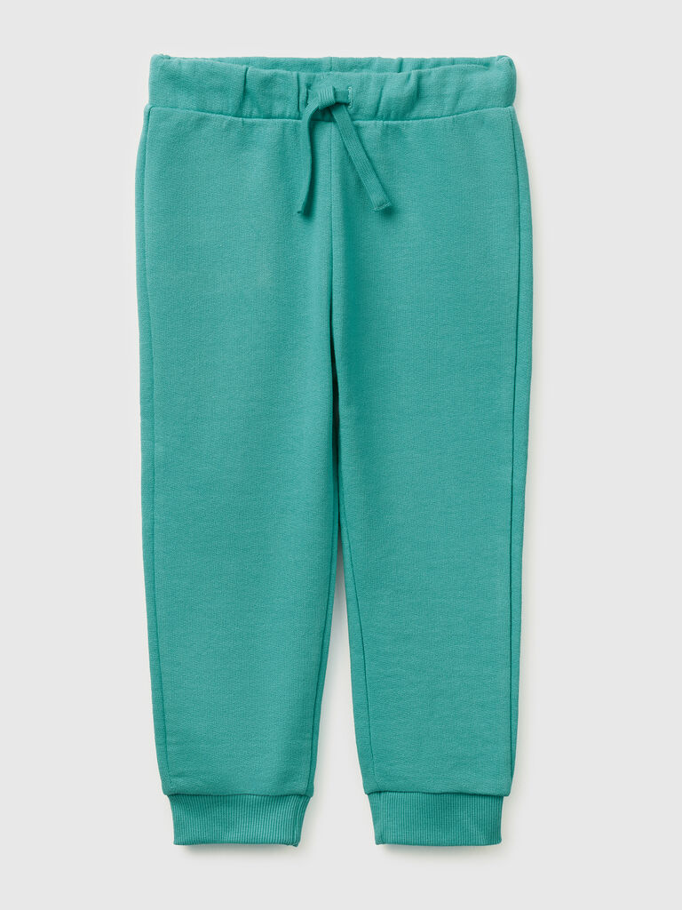 Organic cotton sweatpants with logo