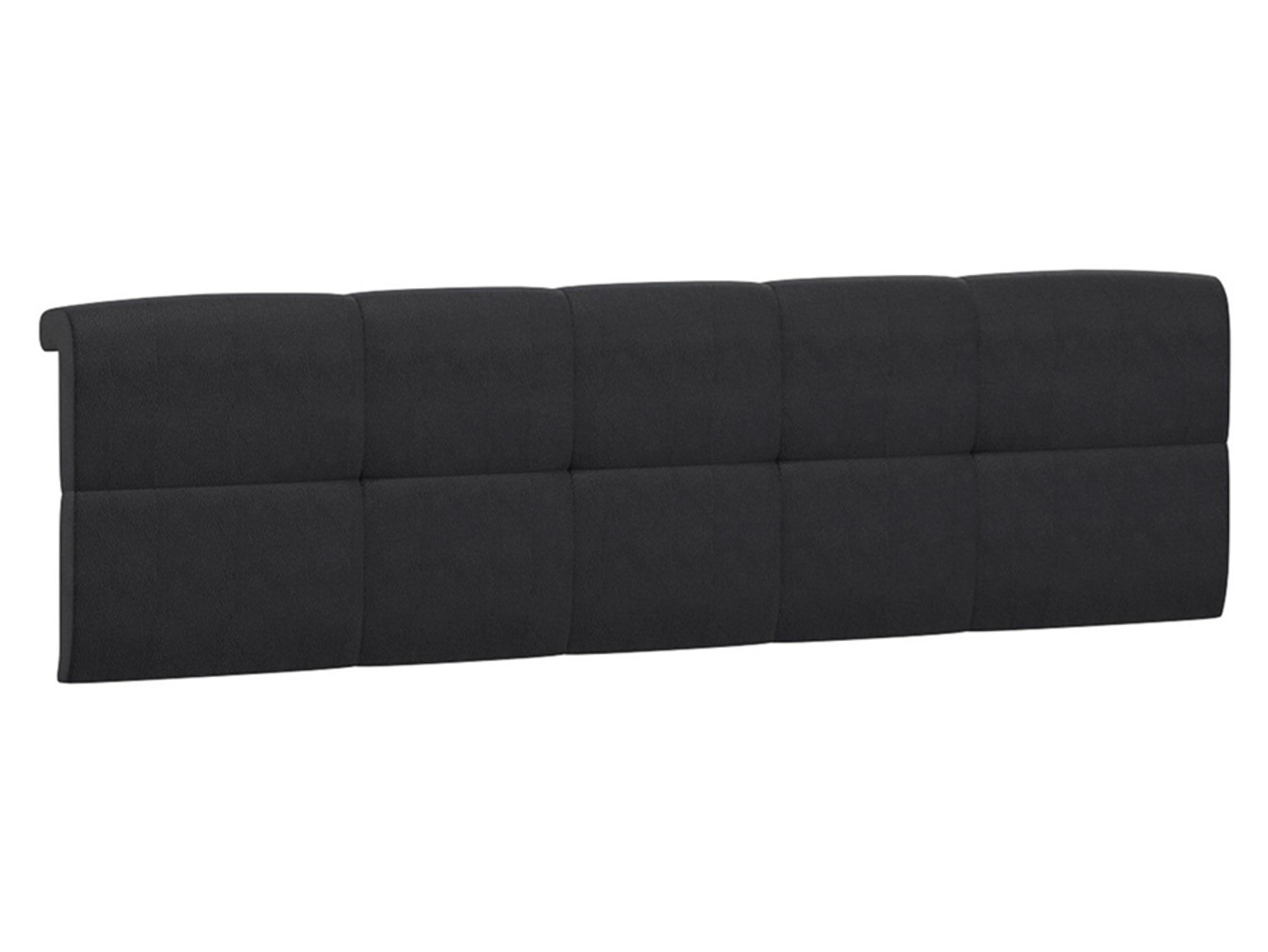 Nakładka tapicerowana do łóżka Tetrix /Kaspian T /Arica 160 cmczarna