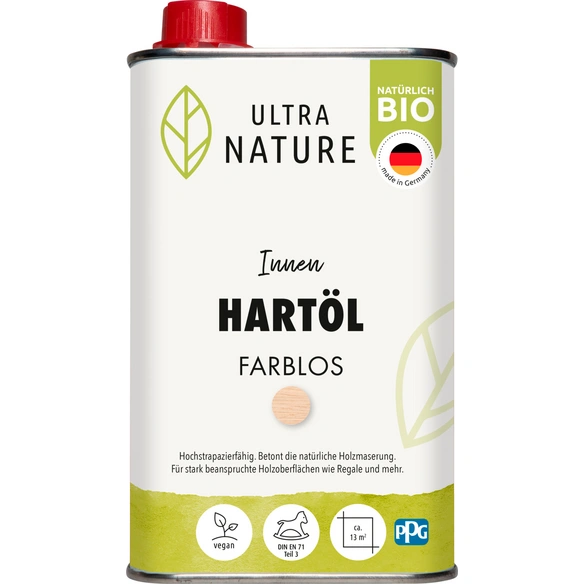 Hartöl, farblos 0,5 Liter