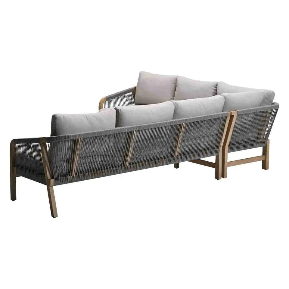 Garden Impressions Alora lounge dining set 2-delig links - grey sand