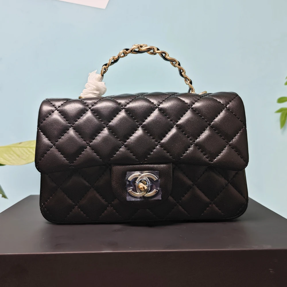 Chanel   bag with handle and flap bags