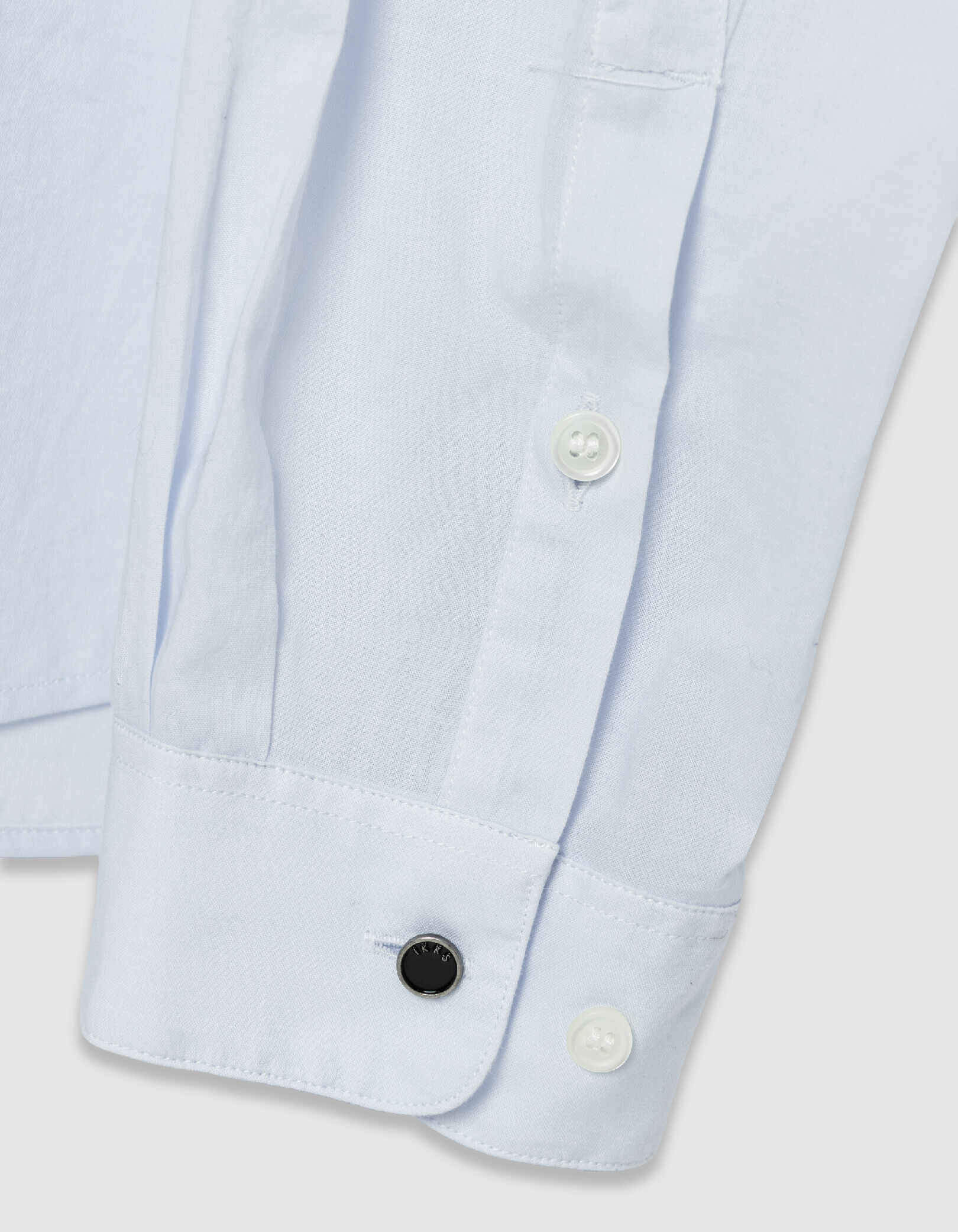 Chemise regular verte voile de coton bio Homme