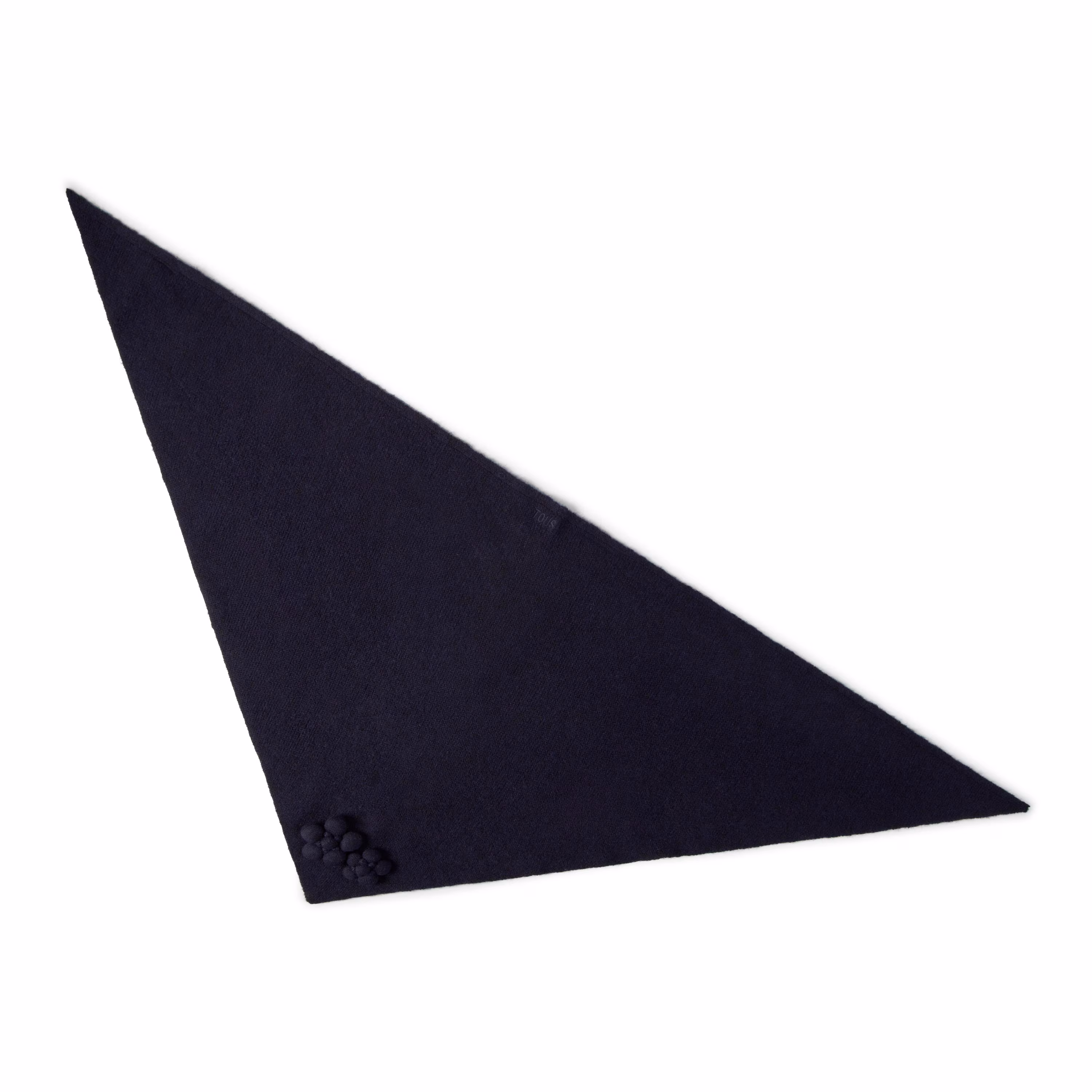 Pañuelo triangular azul marino TOUS Daisy
