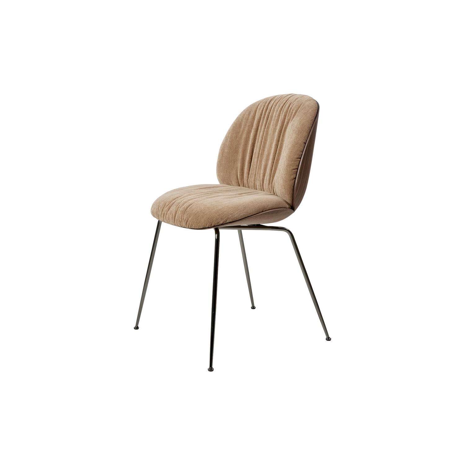 Beetle Soft Dining Chair, Front Upholstered, belsuede special