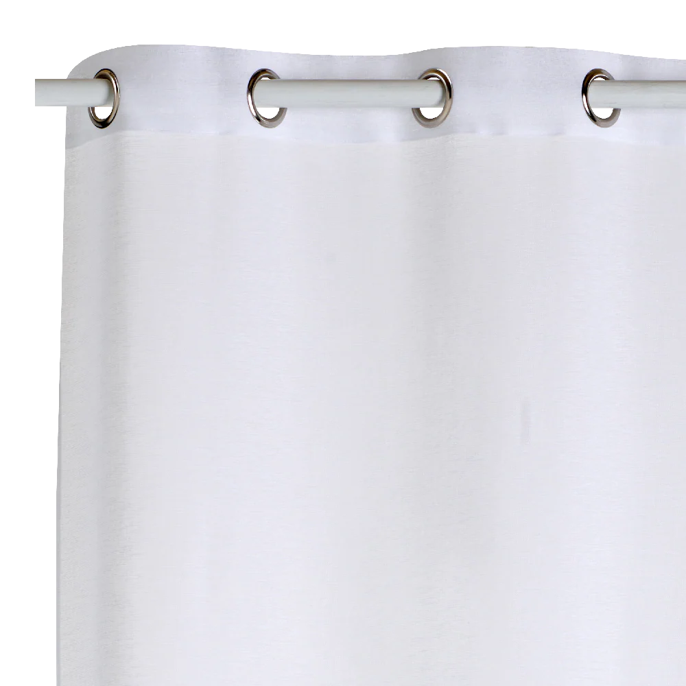 Voilage LILOU coloris blanc 140 x 260 cm