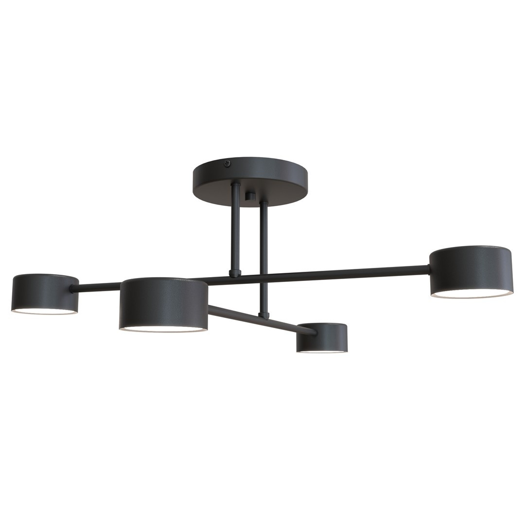 Lampa Sufitowa Halo 4 Black