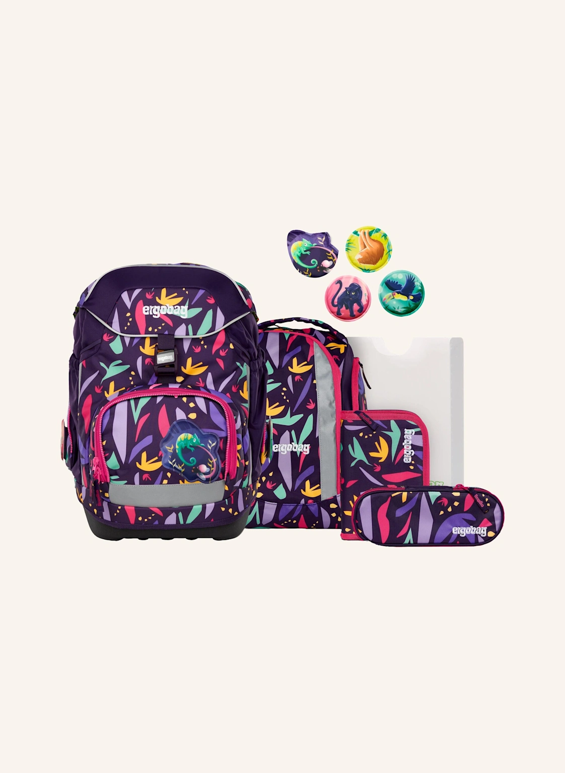 ergobag Schulranzen-Set PACK SET