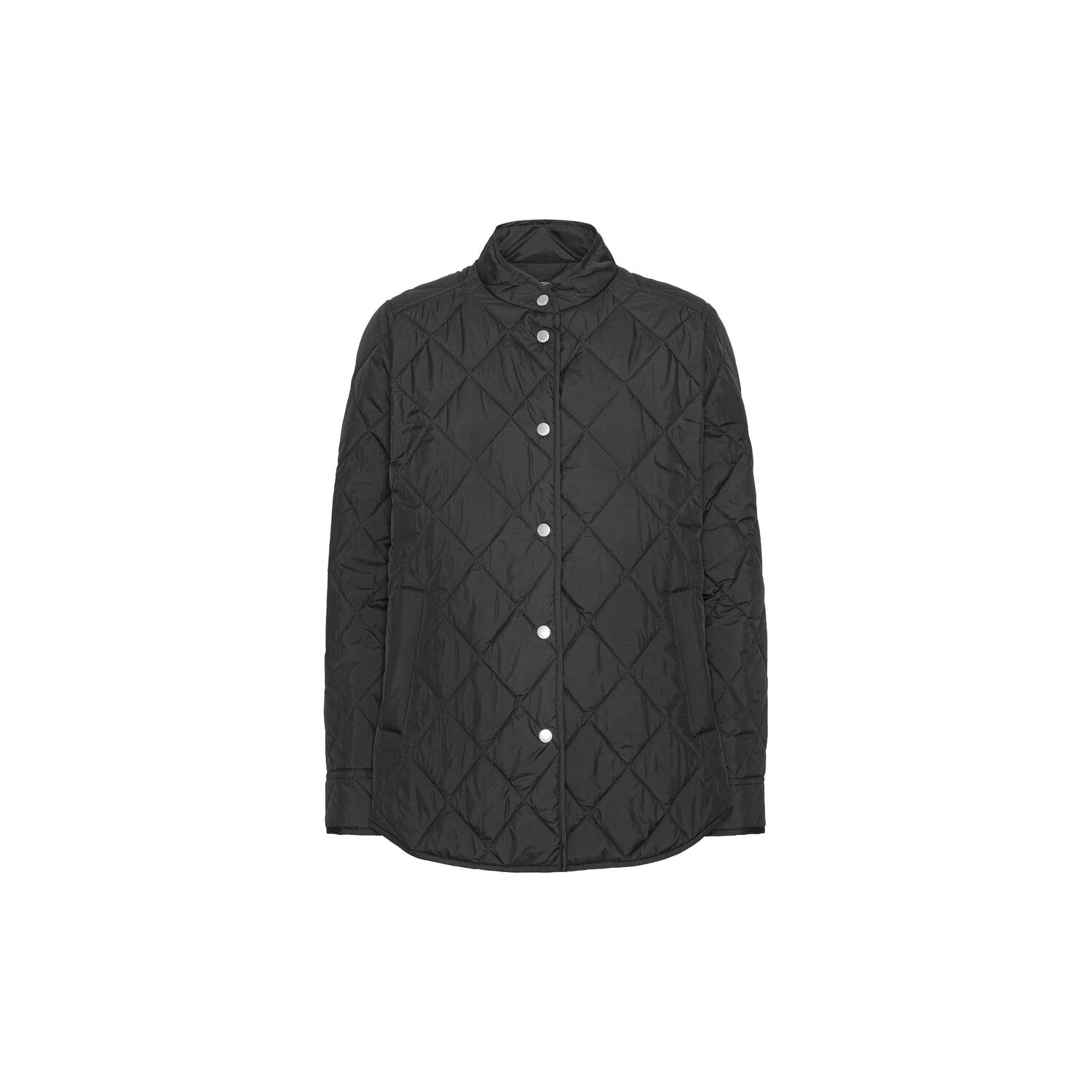 Quilted Shirt Jacket, dark indigo