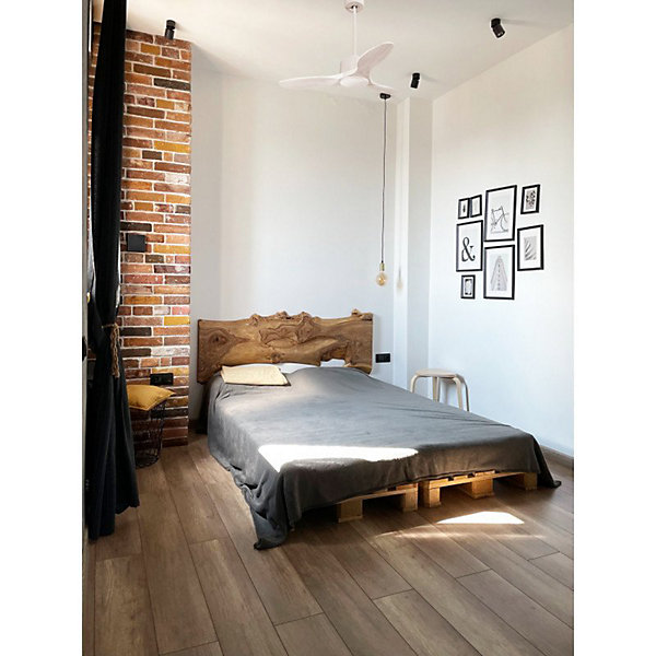 Modulo de KlassFan - Super destratificateur et ventilateur DC 106 cm Blanc pales bois blanc sans Lumière15 à 20 m²