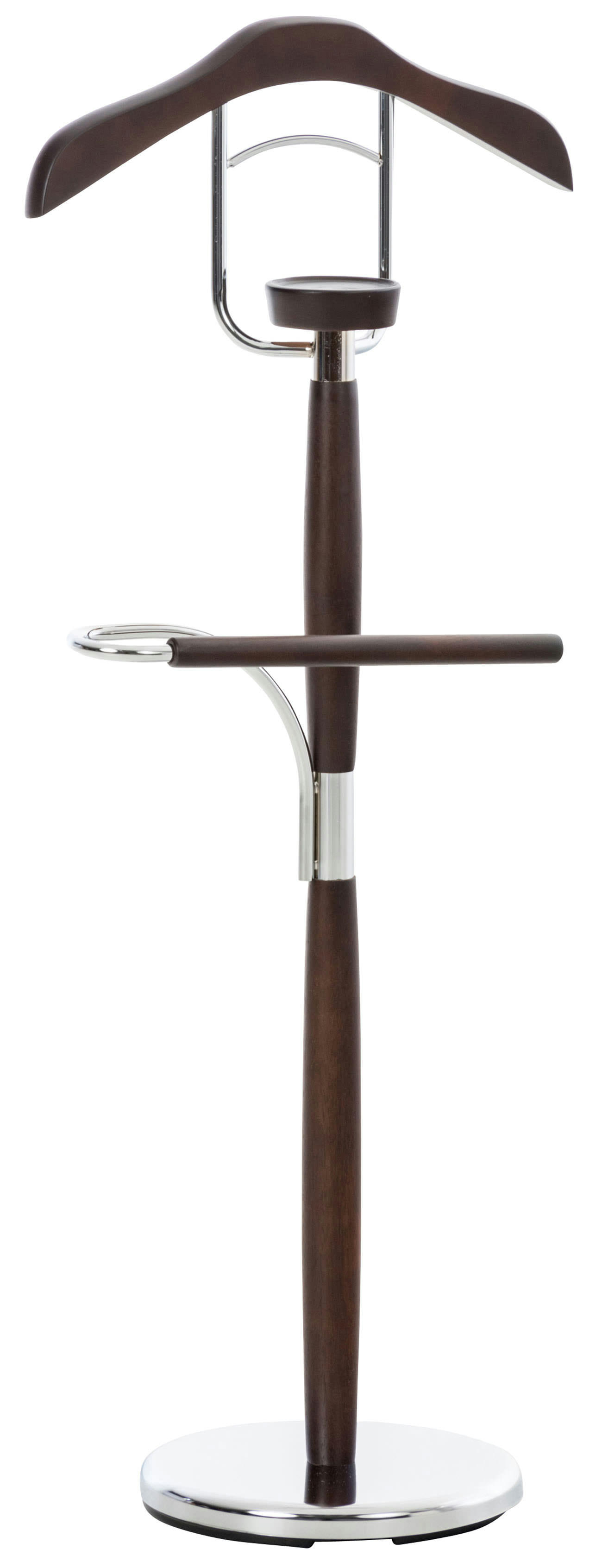 CARDIFF - Valet de chambre avec cintre en métal Cerise