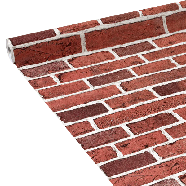 Papier peint BRIQUES coloris terracotta