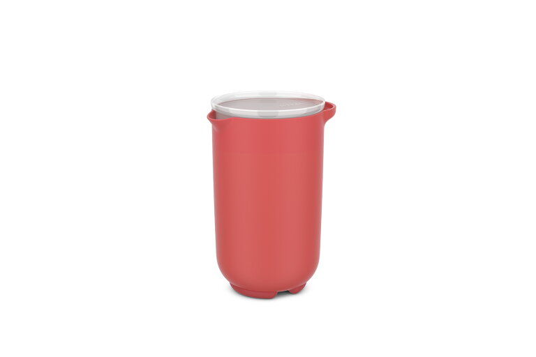 mixbeker chef it 1000 ml met deksel - coral