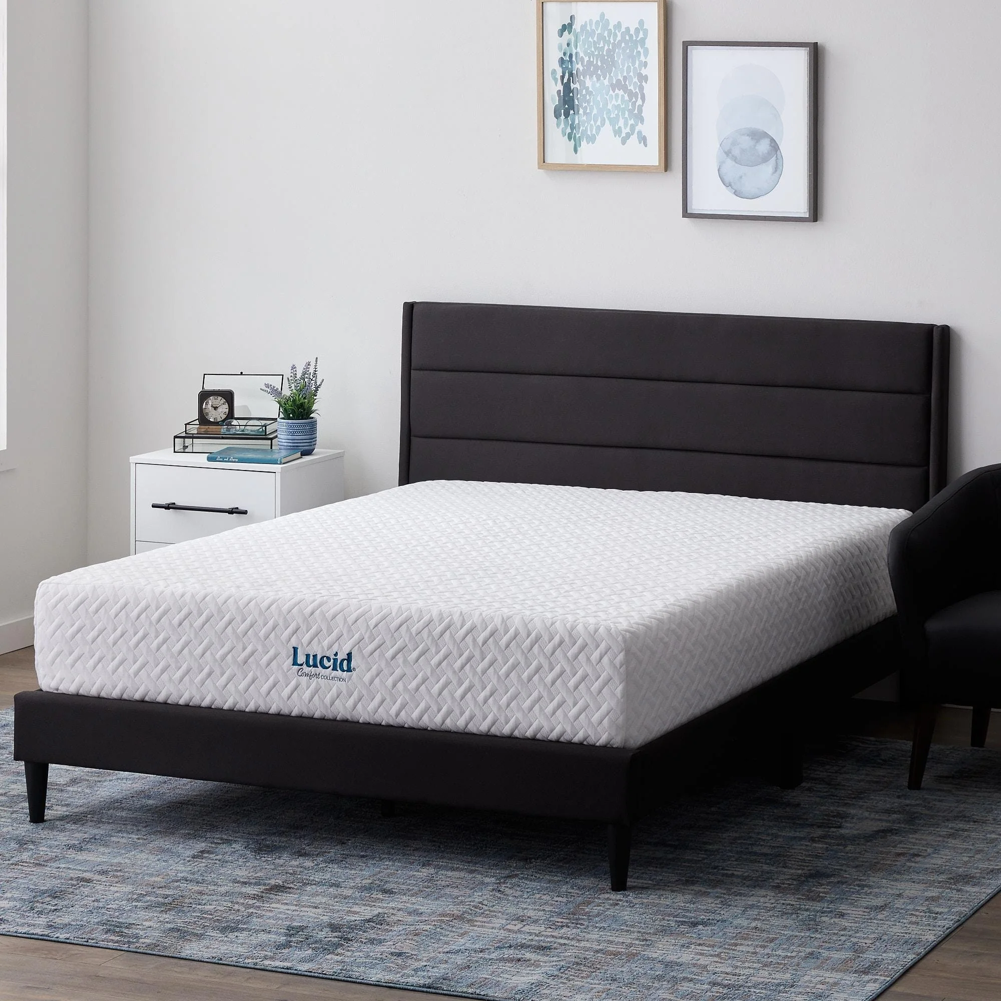 Lucid 12-inch Plush Gel Memory Foam Mattress