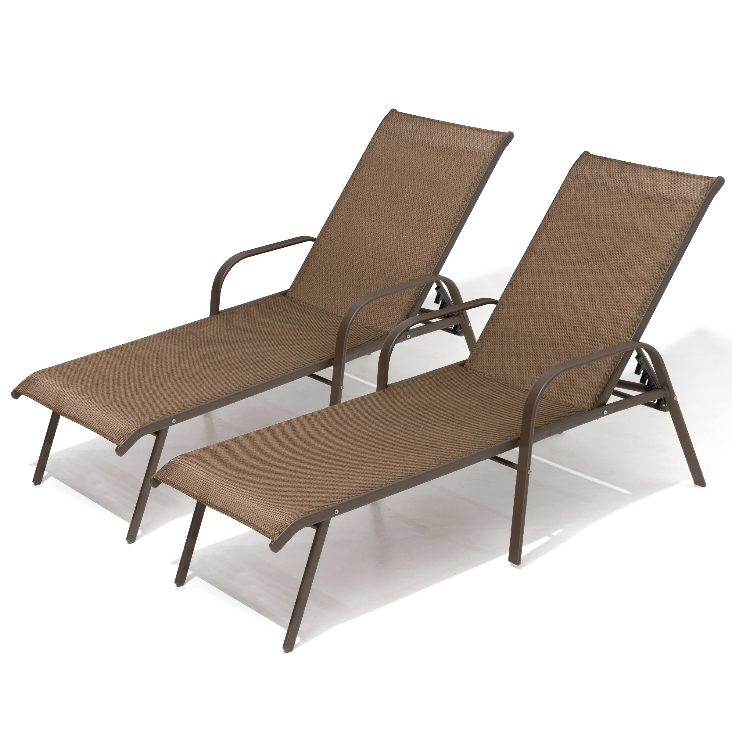 VredHom Outdoor Adjustable Chaise Lounges Chairs