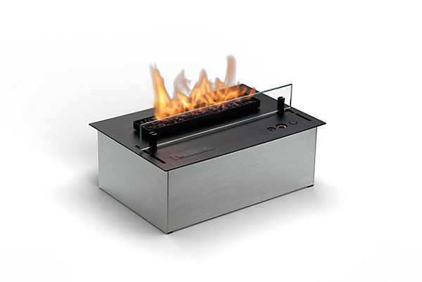 MF - Brûleur bioéthanol automatique encastrable Senso Burner 2,5 kW pour intérieur sans conduit