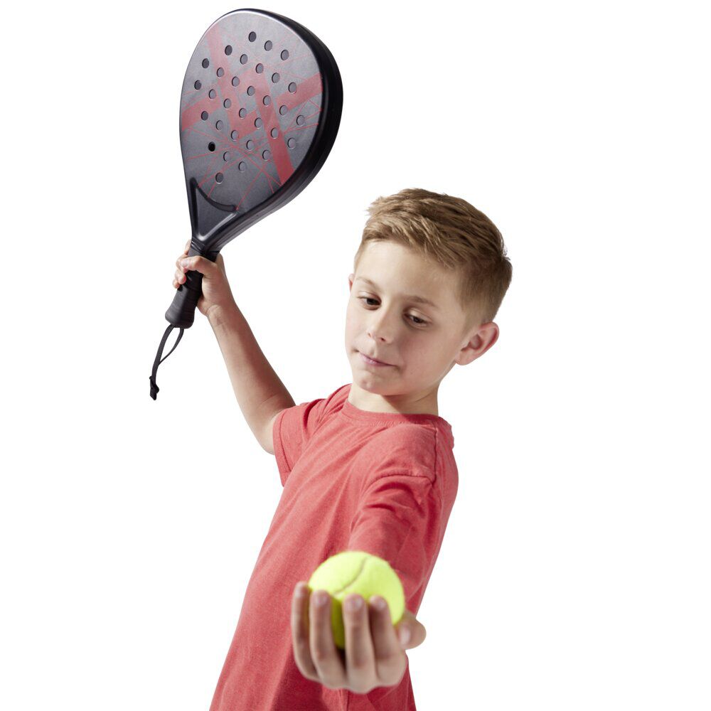Raquette padel avec 3 balles 25,5x46cm