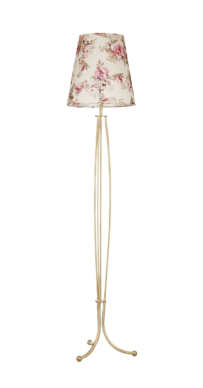 Lampa stojąca SARA ecru-różowy 1xE27x20W wym:165x38x38cm IP20 Jupiter