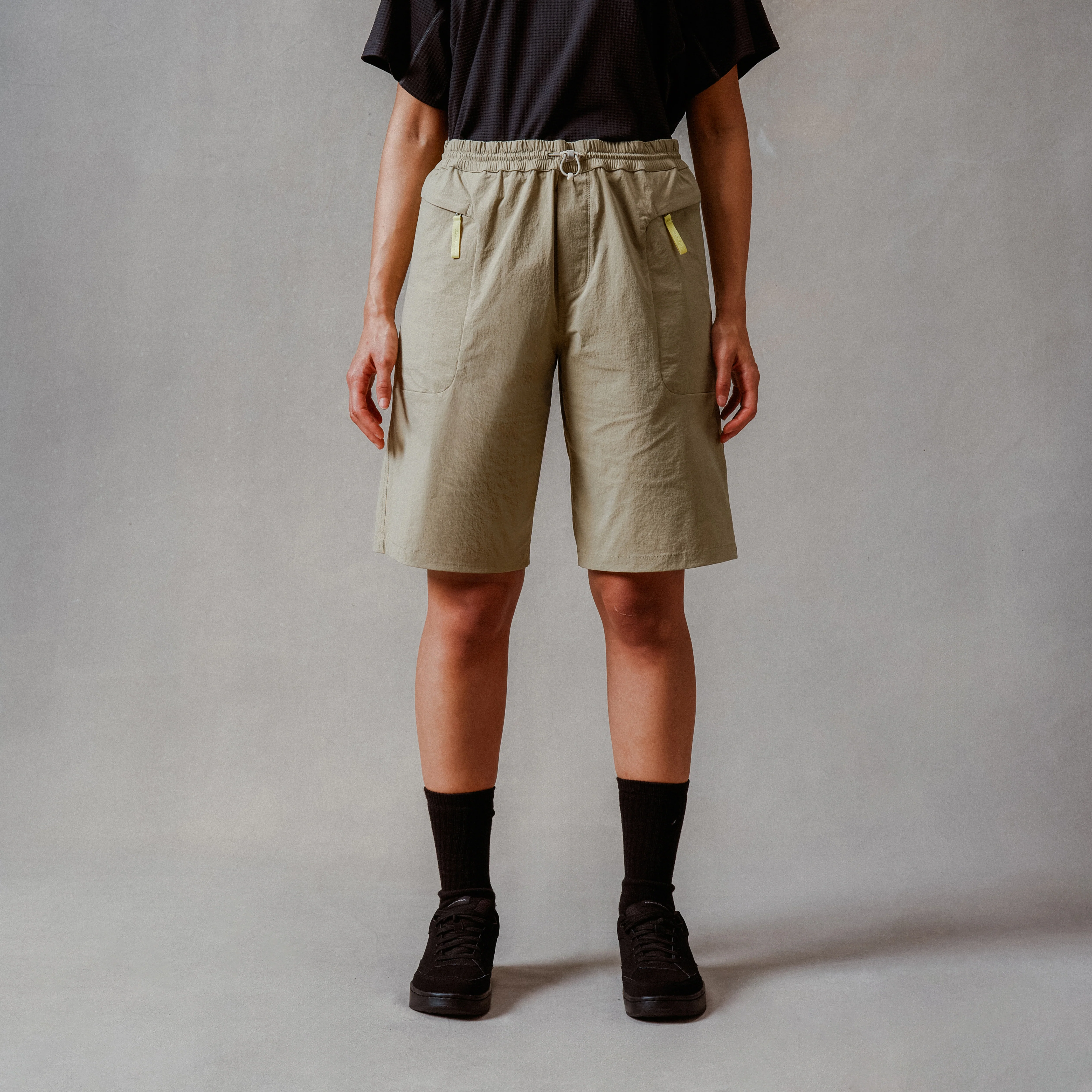 Unisex Corner Shorts With Liner - Silver Sage