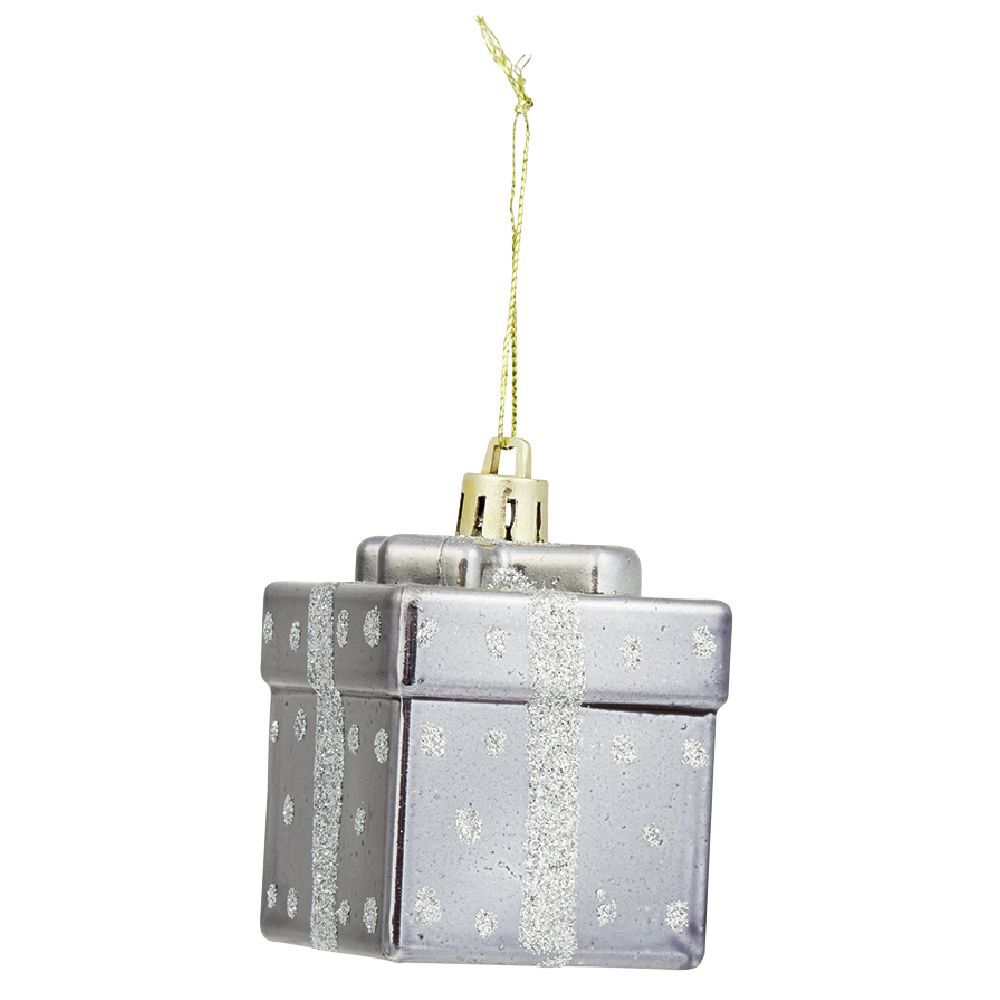 Décoration de No&euml;l cadeau à suspendre 3 coloris