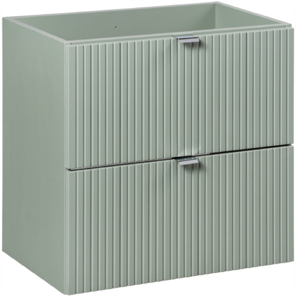 SZAŁWIOWA szafka z blatem 60 cm LINE REED GREEN z szufladami