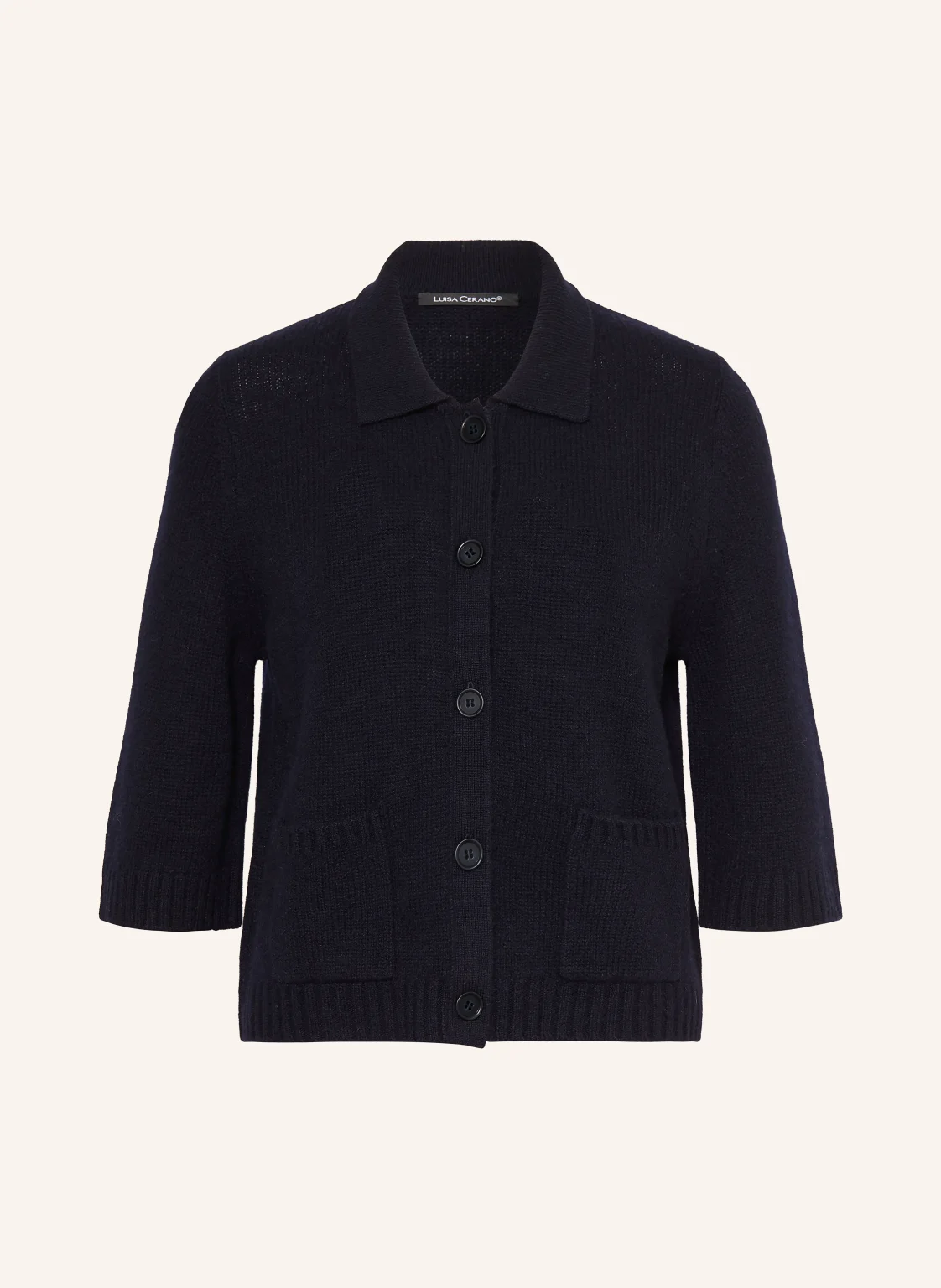 LUISA CERANO Strickjacke mit 3/4-Arm