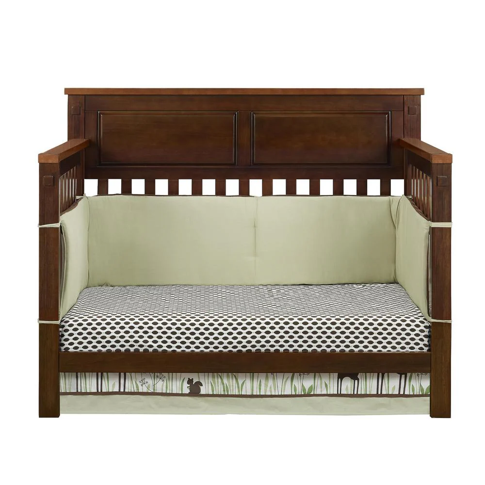 Baby Relax Forrest 4-in-1 Crib - Walnut