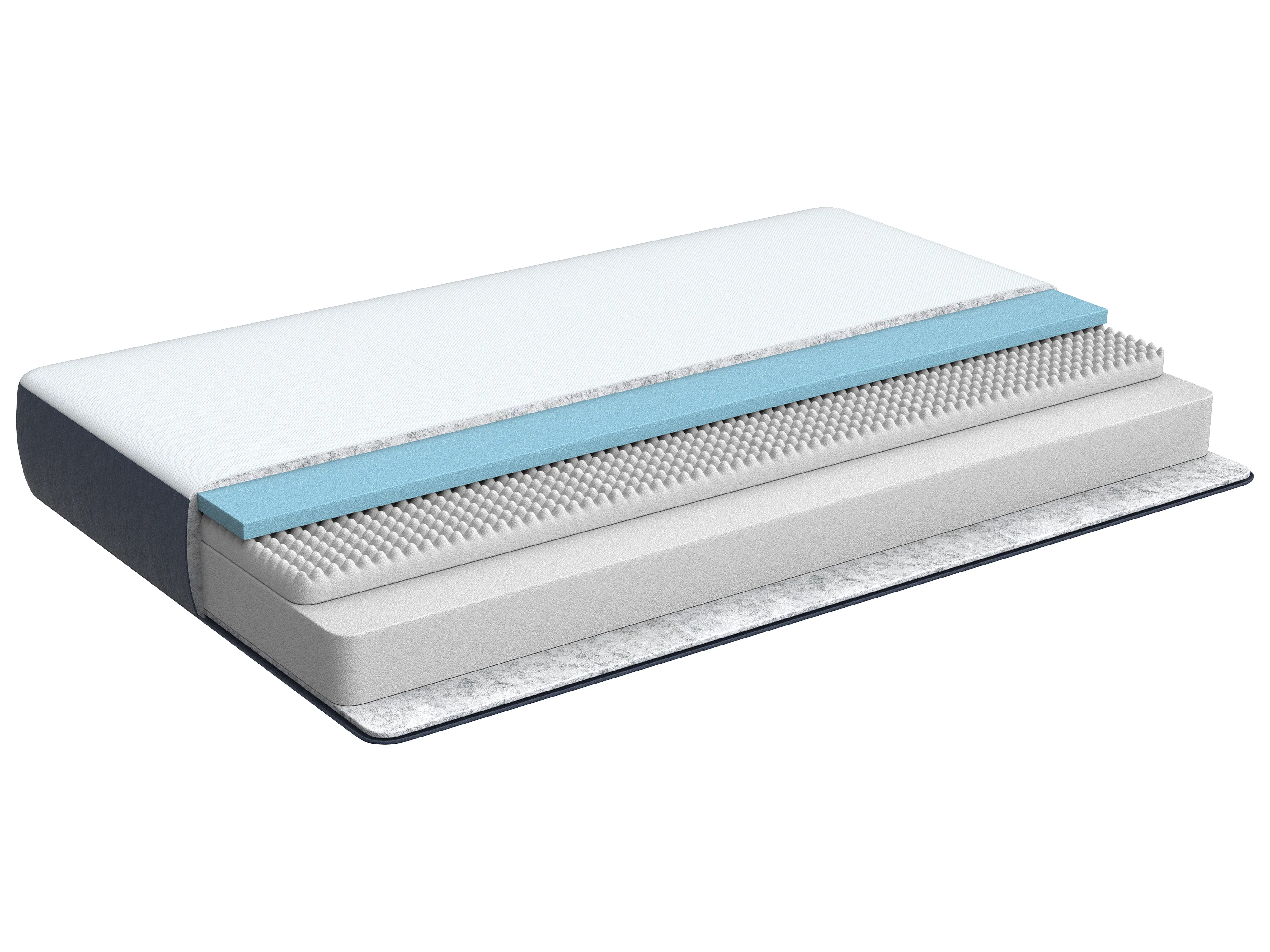 Gel Memory Foam Mattress ALLURE H2/3 Medium 160 x 200 cm (EU King Size)