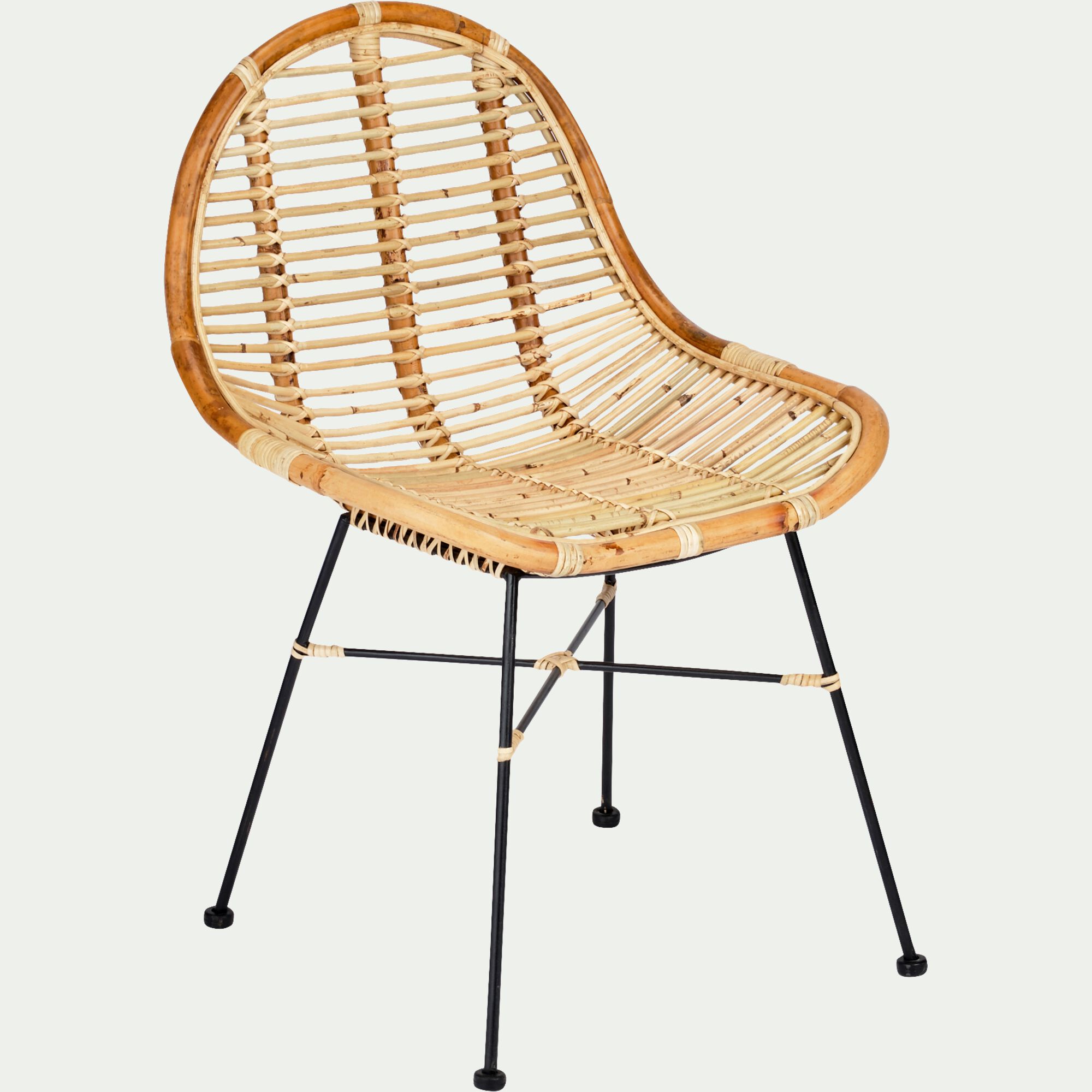 ISRA - Chaise de repas en rotin - naturel