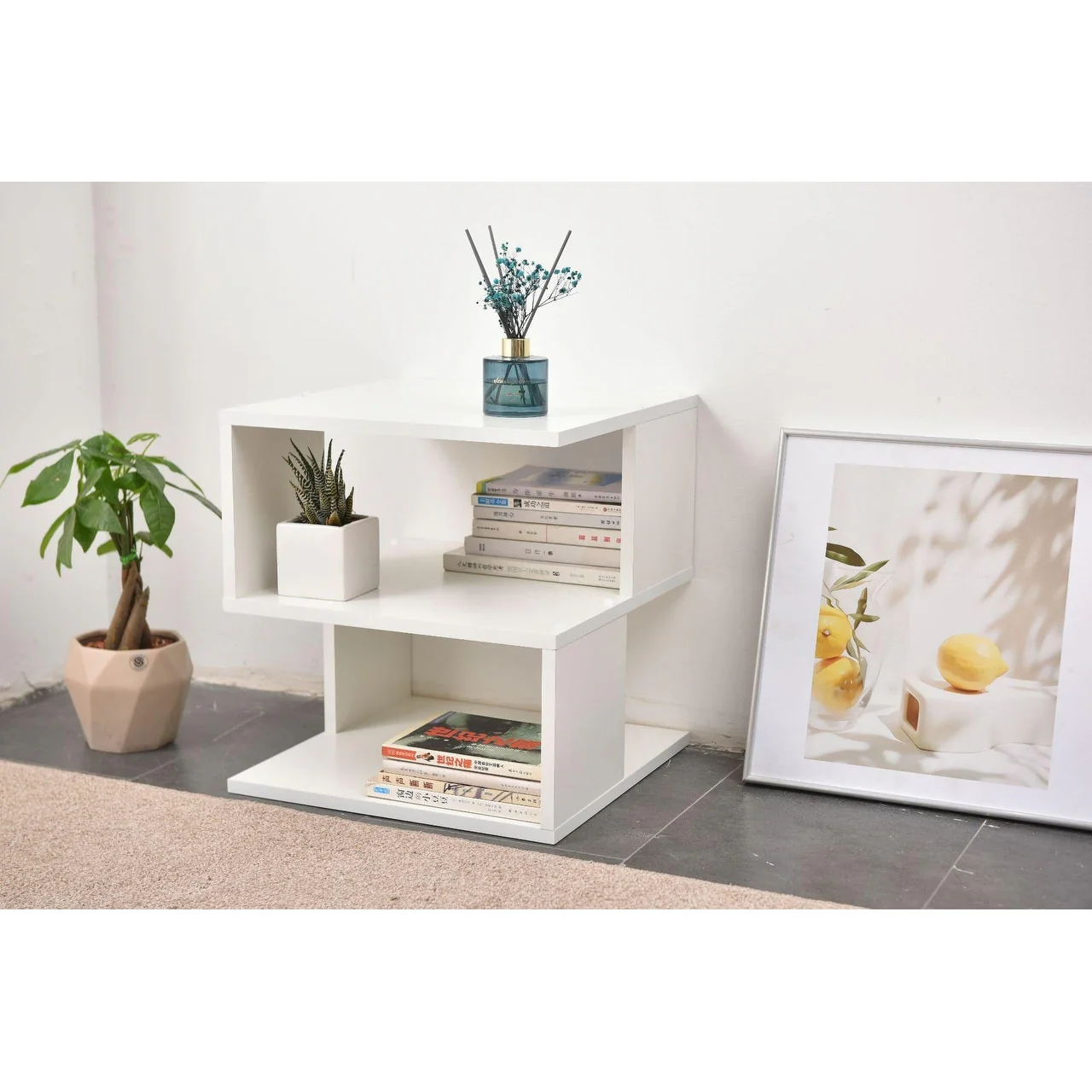 2-layer simple household bookshelf