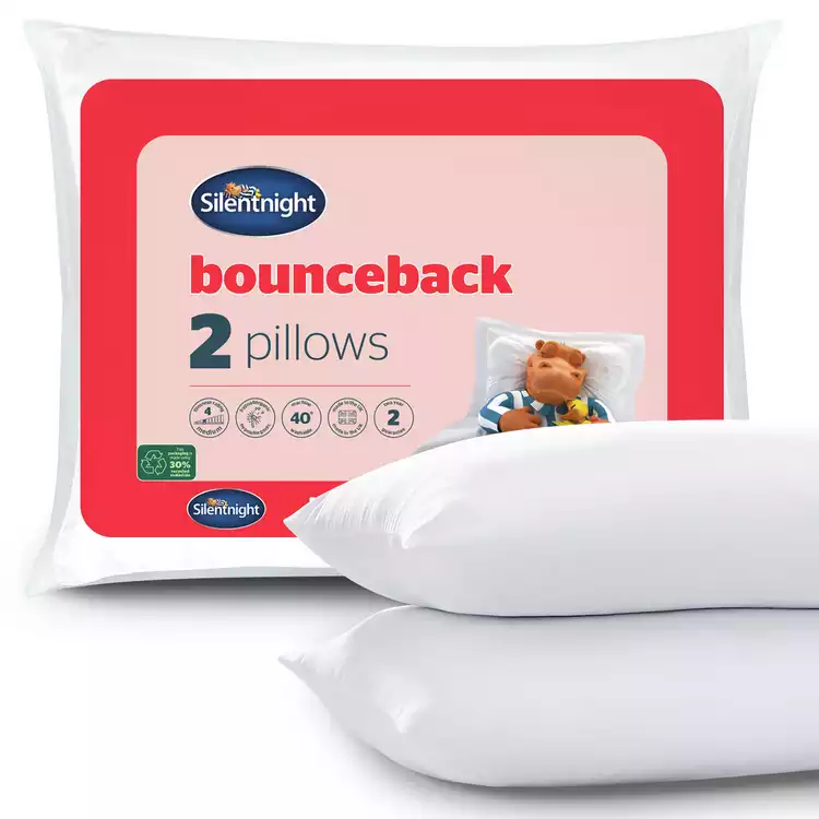 Silentnight Bounceback Medium Firm Pillow - 2 Pack