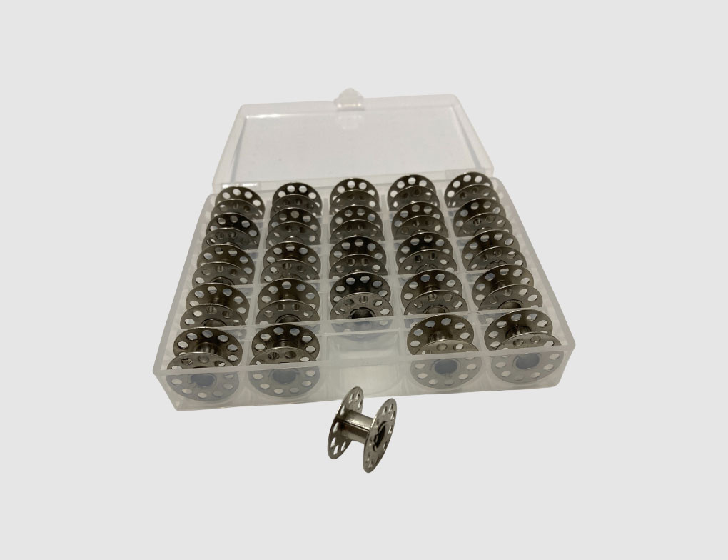 Spulenbox Metall Transparent