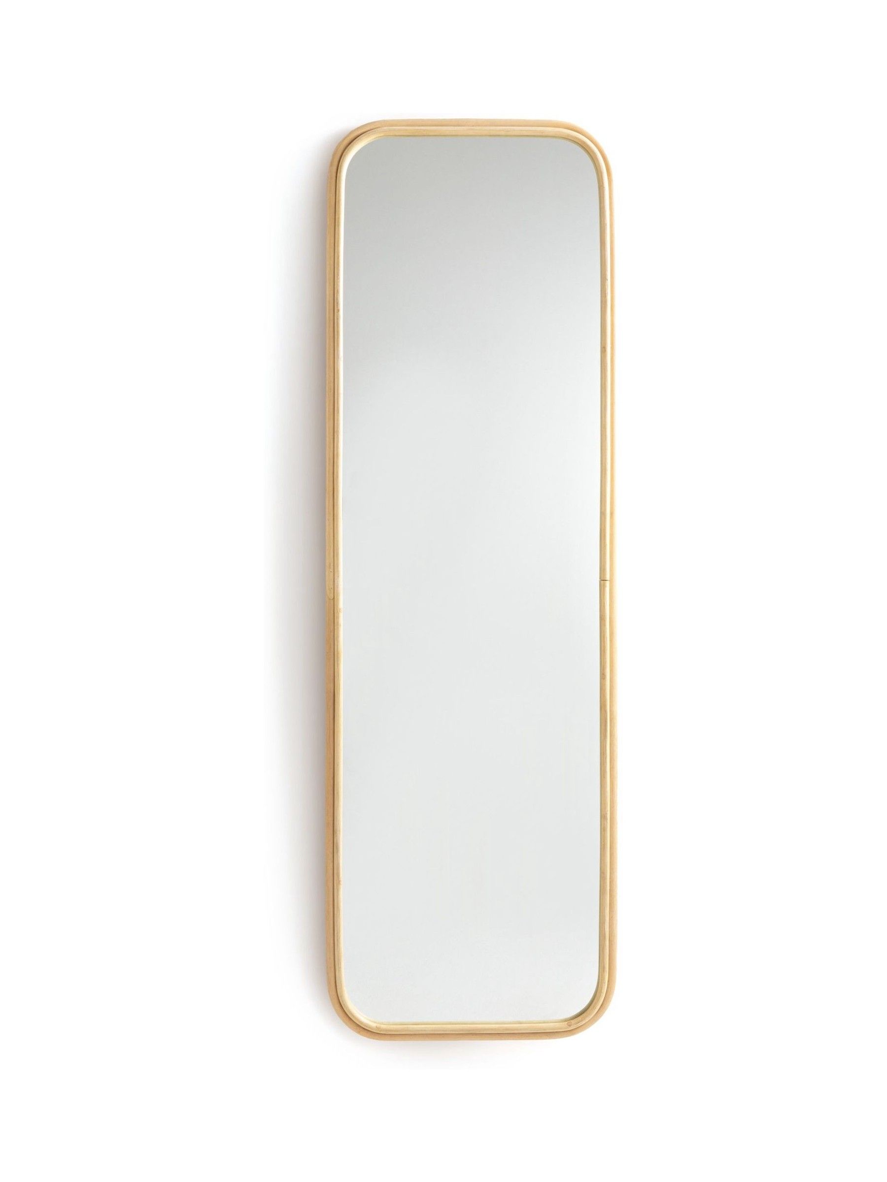 La Redoute Intérieurs Natural Nogu 51 x 160cm Rectangular Rattan Mirror