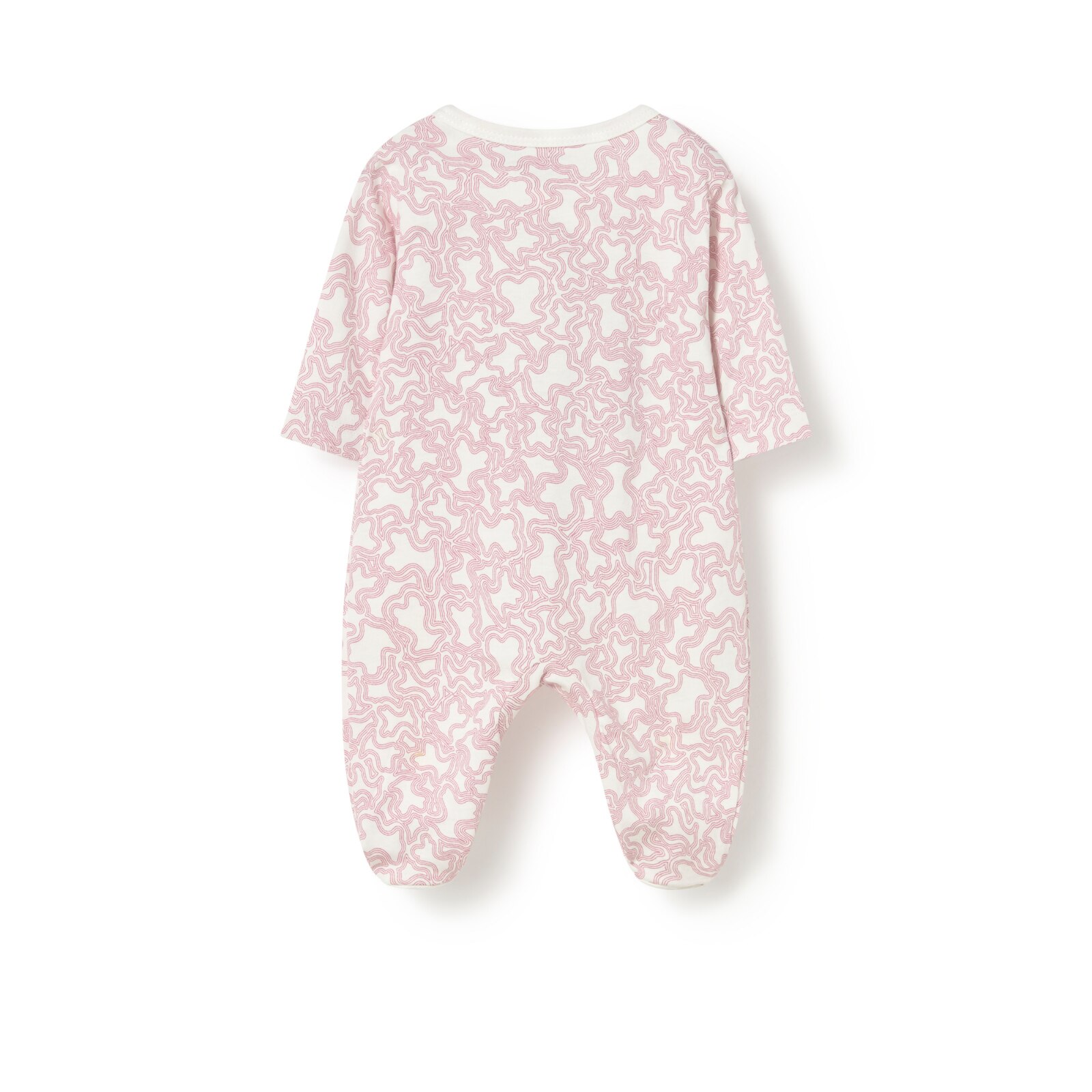 Pelele de bebé cruzado Kaos rosa