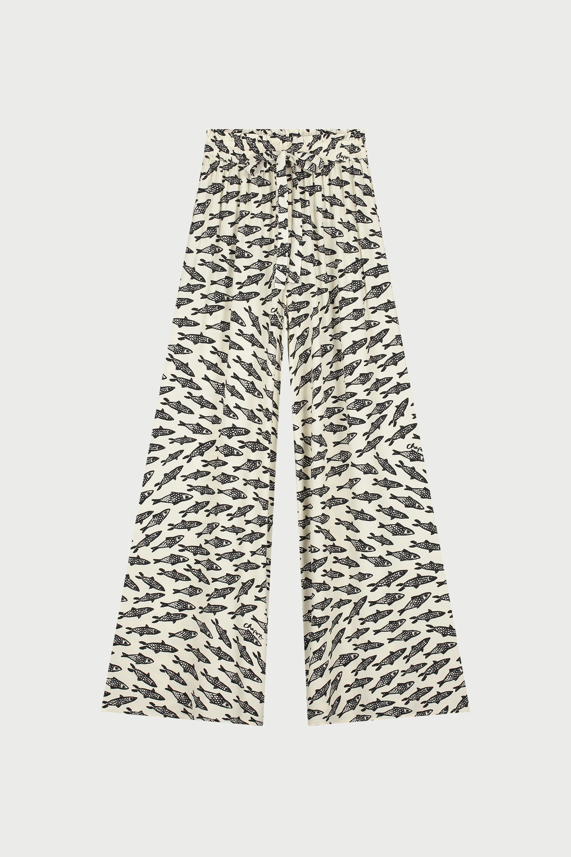 Palapa Trousers | Cosy White/Black