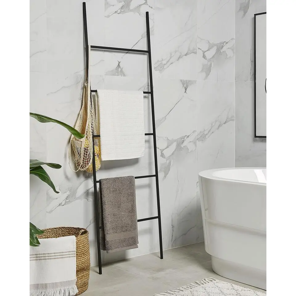 ARIBIBI - Handdoekrek - Zwart - Metaal