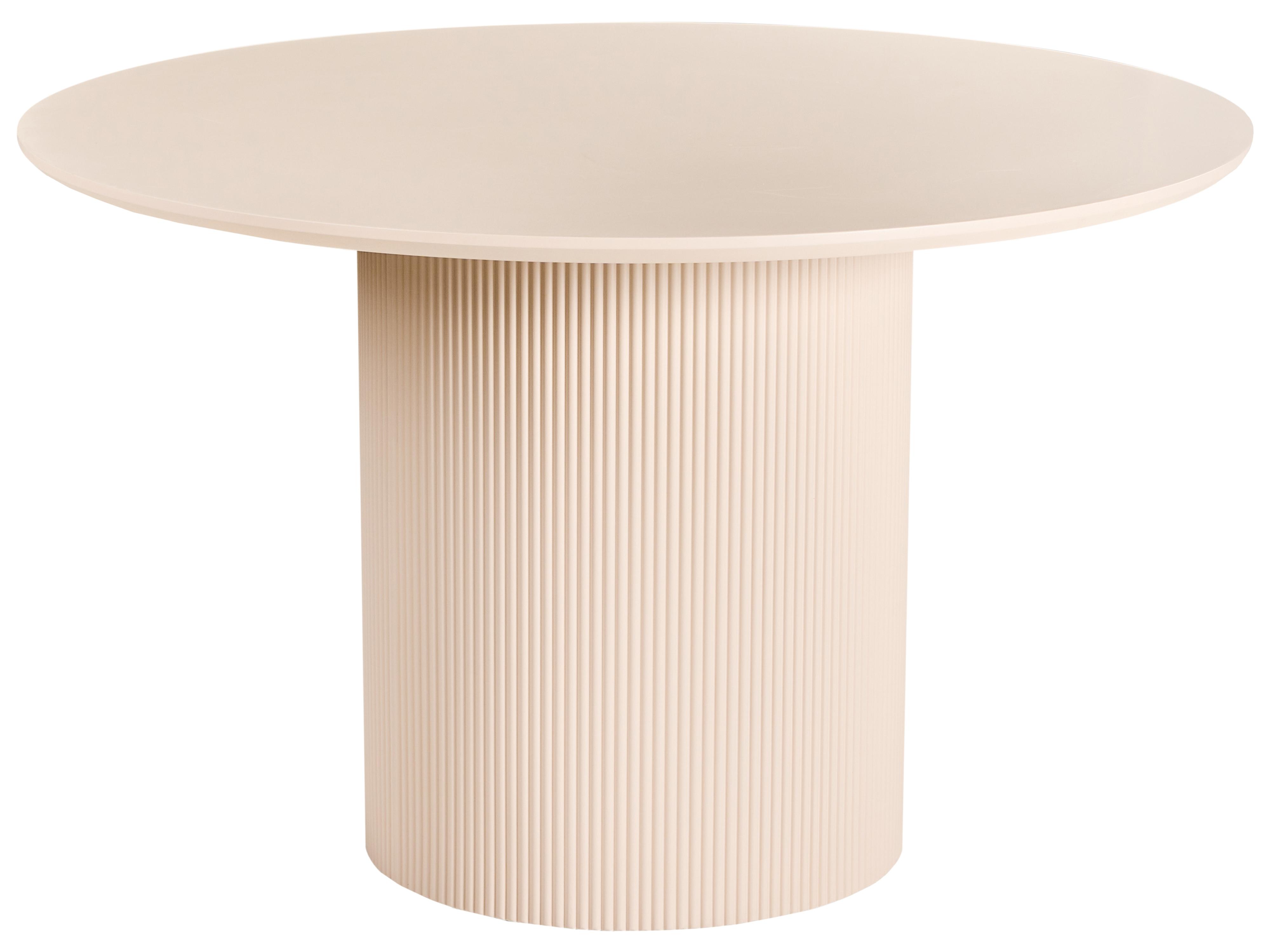 Dining Table NEWELL Light Beige 120 cm 120 cm