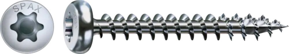 UNIVERSALSKRUE SPAX T-STAR PLUS WIROX 4CUT 4X30MM 60STK